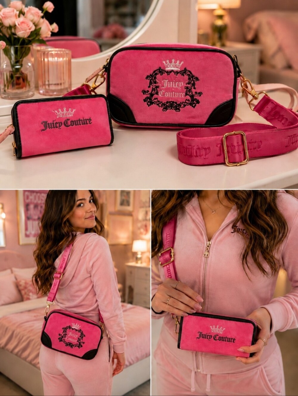 Juicy Couture Velvet 3 Piece Set